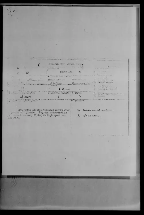 First page of MOODY AFB GA, [ILLEGIBLE] 1952