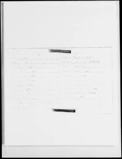 First page of San Simeon, California, September 1948