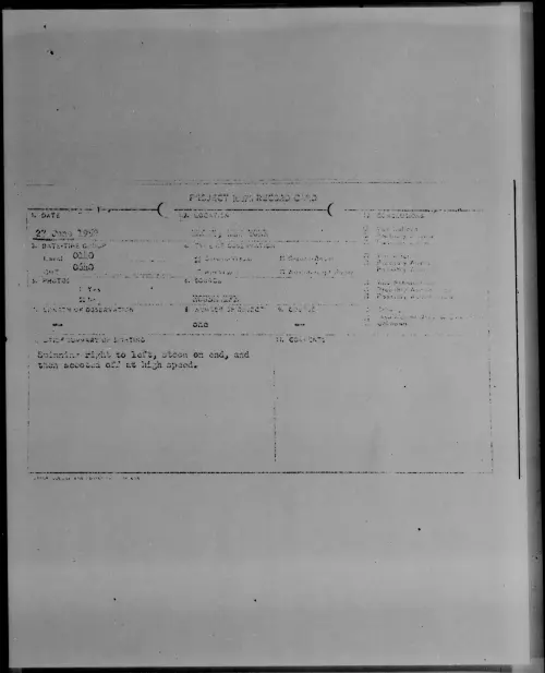 First page of Bronx, New York, June 1952
