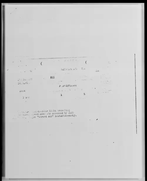 First page of RANDOLPH AFB TEX, [ILLEGIBLE] - Incident Number: [ILLEGIBLE]