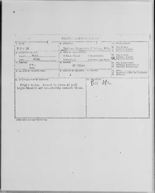 First page of Between Clarmore & Tulsa, Okla., March 1952