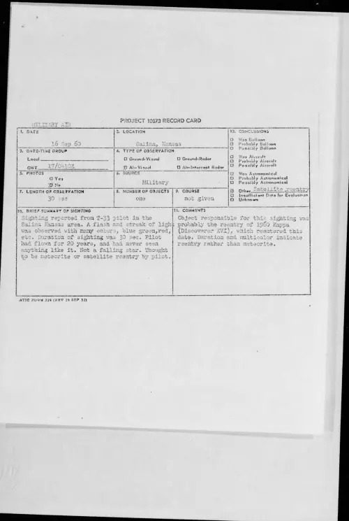 First page of 1960.09 - 8229295 - Salina, Kansas