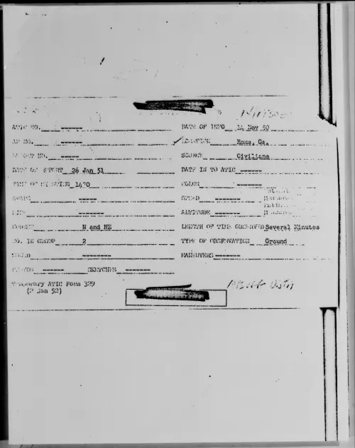 First page of Rome, Ga., November 1950