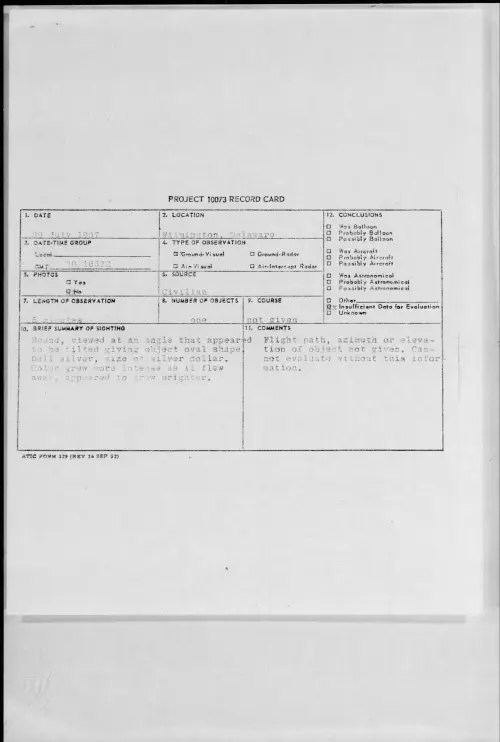 First page of 1957.07 - 6964878 - Wilmington, Delaware