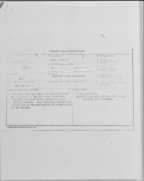 First page of Berlin, Germany, [ILLEGIBLE]