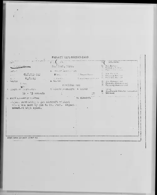 First page of St. Paul, Minn., August 1952