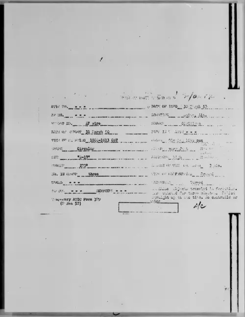 First page of [ILLEGIBLE], March 1950