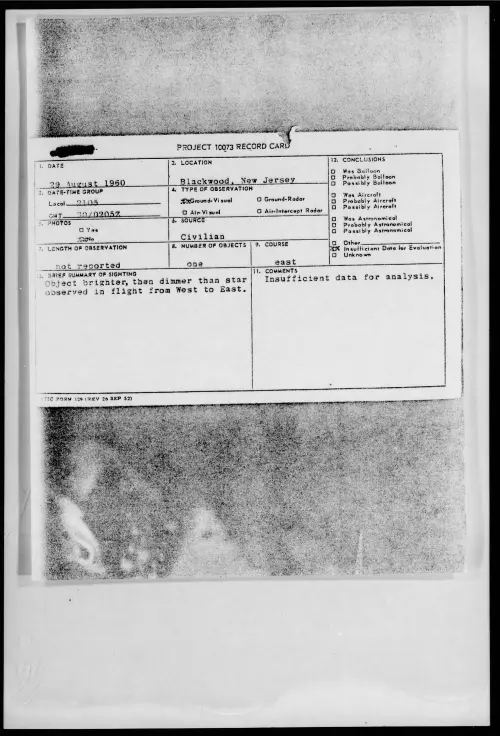 First page of 1960.08 - 7822962 - Blackwood, New Jersey
