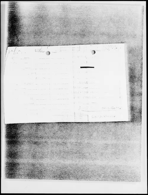 First page of [ILLEGIBLE], [ILLEGIBLE] - Incident Number: [ILLEGIBLE]