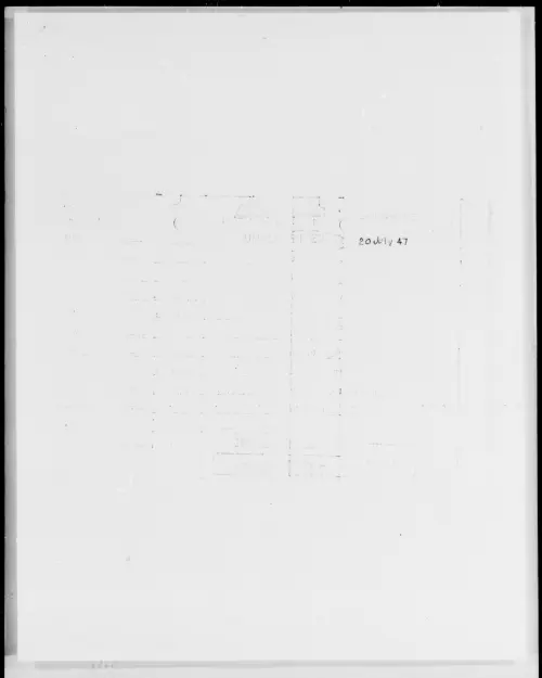 First page of [ILLEGIBLE], July 1947 - Incident Number: [ILLEGIBLE]