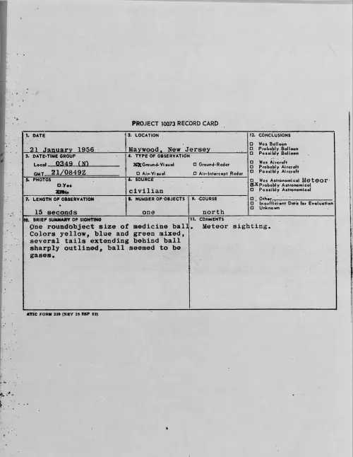 First page of 1956.01 - 7340330 - Maywood, New Jersey