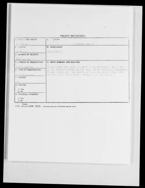 First page of Portland, Oregon, June 1947