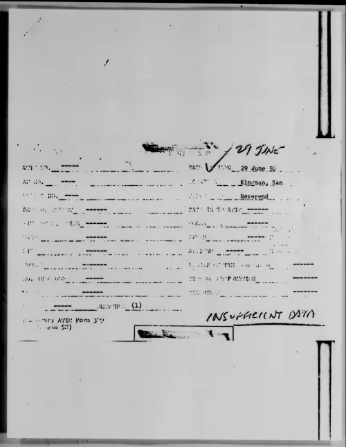 First page of Kingman, Kan, June 1950