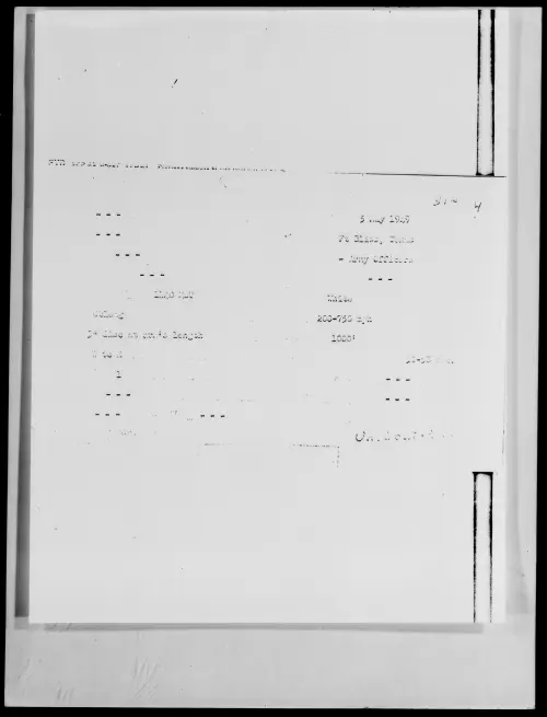 First page of Fort Bliss, Texas, May 1949 - Incident Number: 316