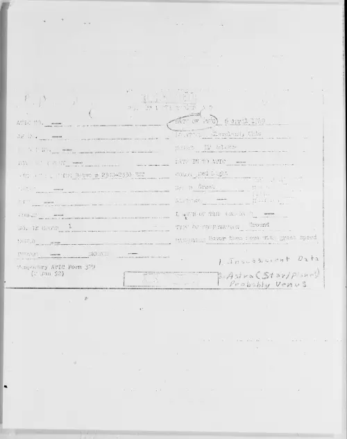 First page of Cleveland, Ohio, April 1949 - Incident Number: [Illegible]