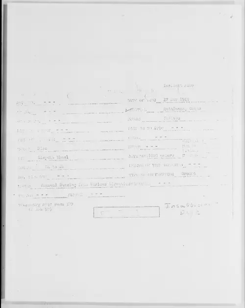 First page of Rethimnon, Crete, March 1949 - Incident Number: 269