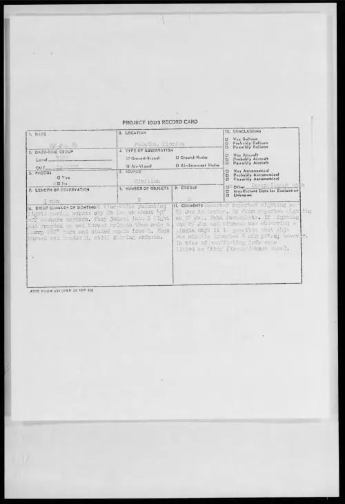 First page of 1961.07 - 8695580 - Palatka, Florida
