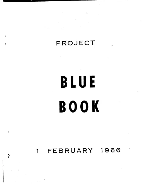 First page of Project Blue Book Report - Feb 1961