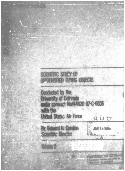 First page of The Case of the Lubbock Lights