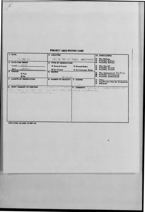 First page of 1961-09-8680407-150MiWNWofUkiah-California
