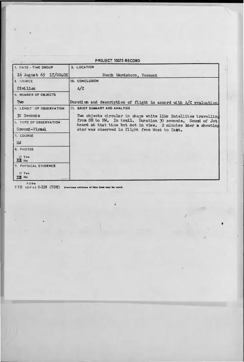 First page of 1965-08-9369286-SouthWardsboro-Vermont
