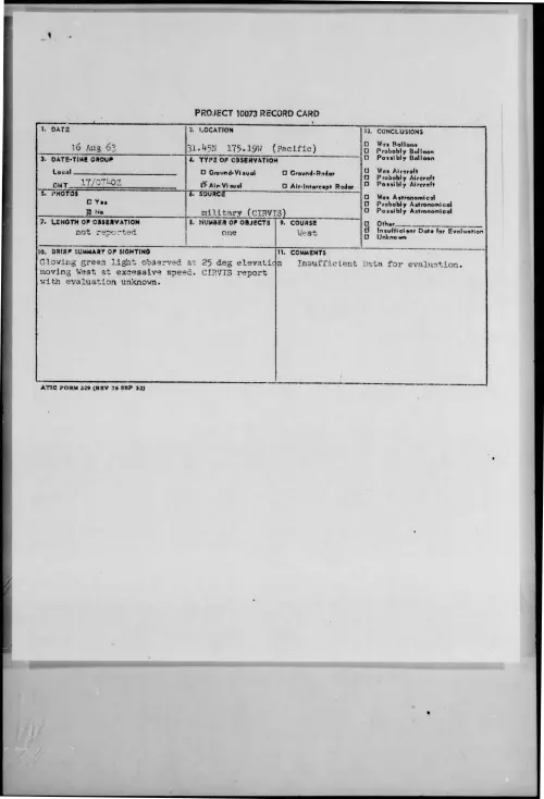 First page of 1963-08-9733103-31-45N175-19W-Pacific-