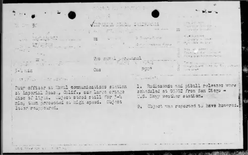 First page of 1952-11-9170021-IMPERIALBEACH-CALIFORNIA