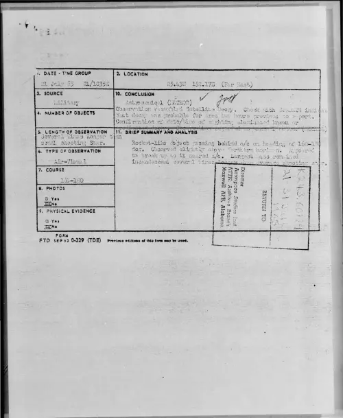 First page of 1965-07-7437564-25-43N152-17E-FarEast-