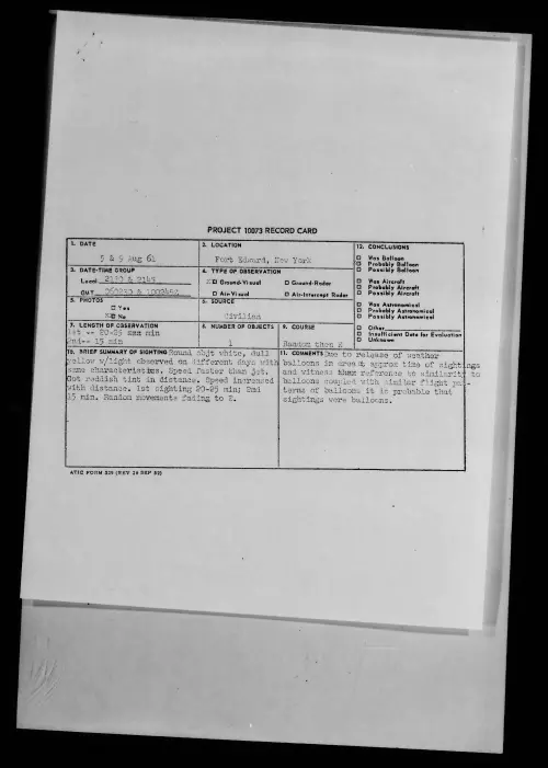 First page of 1961.08 - 8297622 - Fort Edward, New York