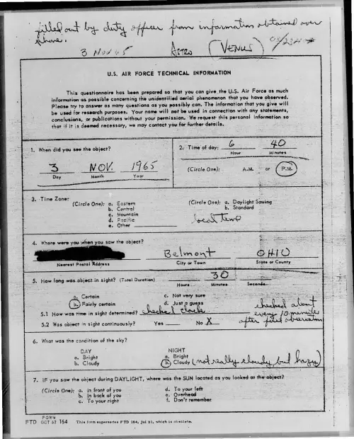 First page of 1965-11-8677243-Belmont-Ohio