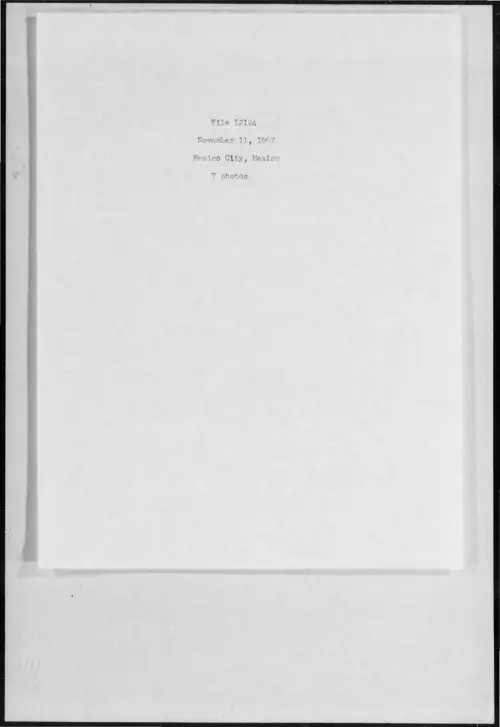 First page of 1967-11-6981385-MexicoCity-Mexico-12124-