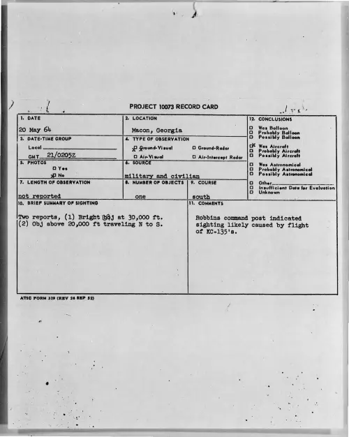 First page of 1964-05-8706930-Macon-Georgia