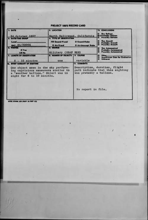 First page of 1957.10 - 6973260 - North Hollywood, California