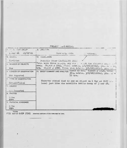 First page of 1968-03-6890240-Rossburg-Ohio