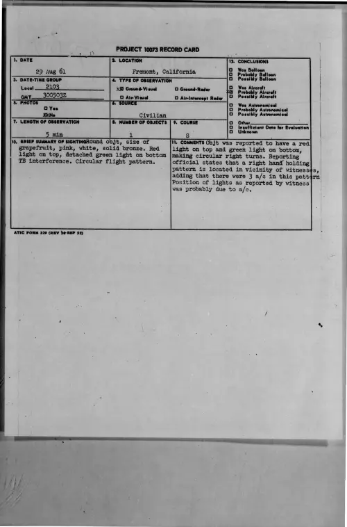 First page of 1961-08-8300451-Fremont-California