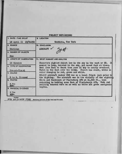 First page of 1966-04-7107017-Onchiota-NewYork