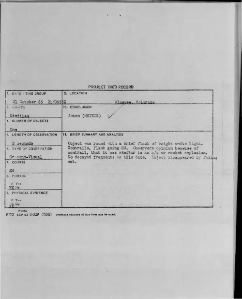 First page of 1965-10-8698558-Alamosa-Colorado