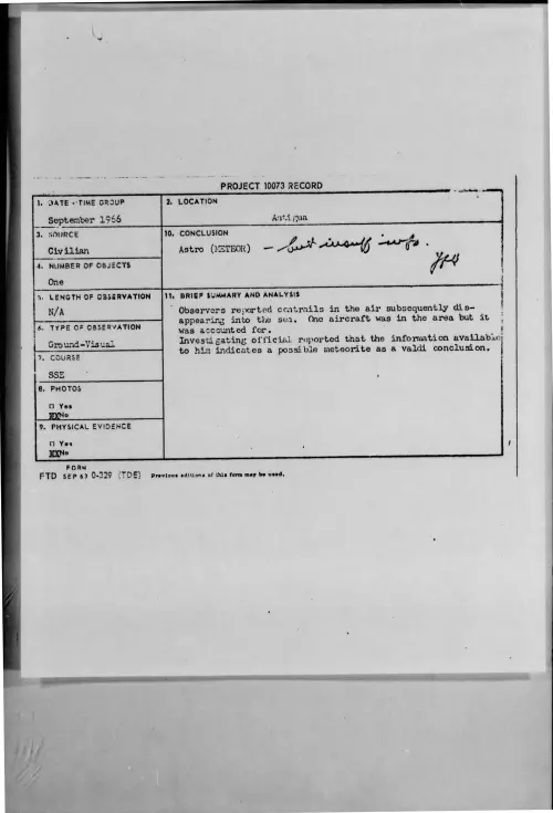 First page of 1966-09-8291088-Antigua