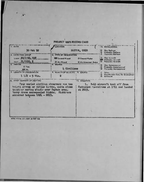 First page of 1952-10-9169502-DAYTON-OHIO
