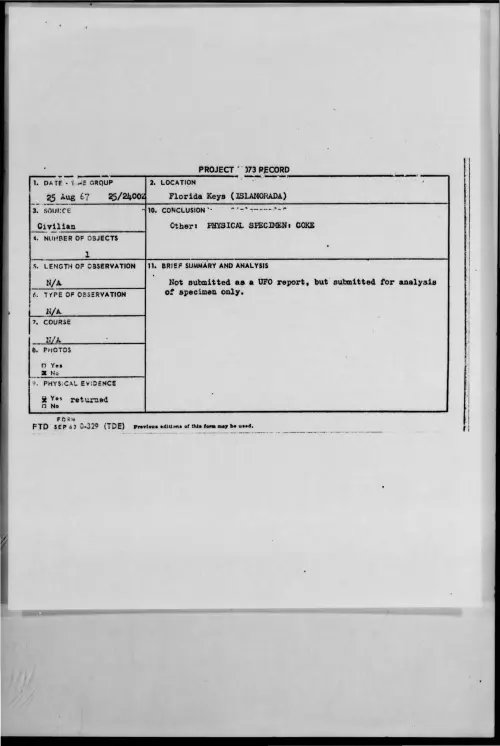 First page of 1967-08-7406846-FloridaKeys-ISLAMORADA-