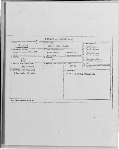 First page of 1952-08-8771961-SilverLake-Calif