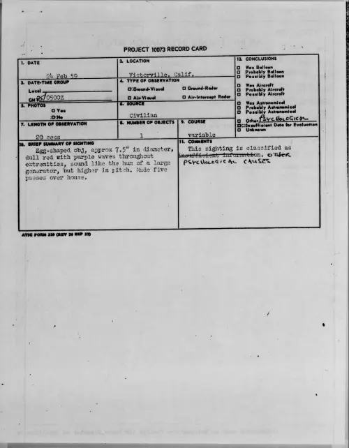 First page of 1959.02 - 9079156 - Victorville, Calif
