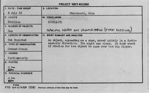First page of 1965-07-7428492-Cincinnati-Ohio