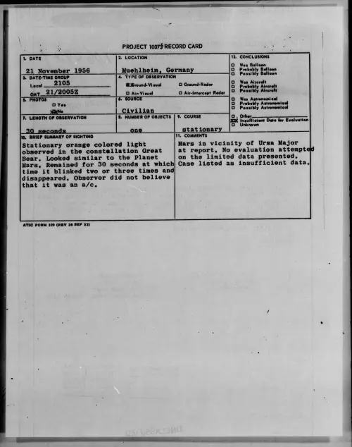 First page of 1956.11 - 7074146 - Muehlheim, Germany