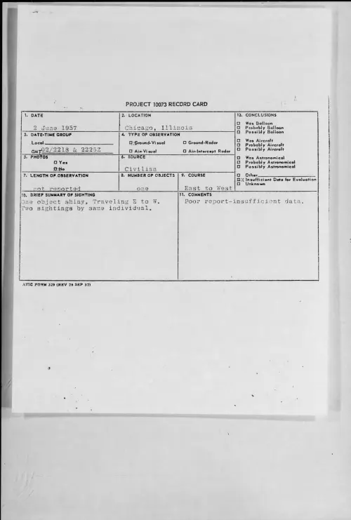 First page of 1957.06 - 6958569 - Chicago, Illinois