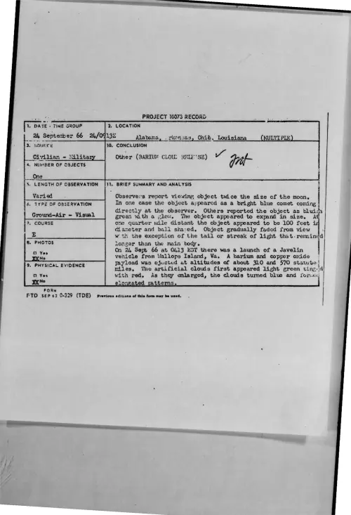 First page of 1966-09-8295987-Alabama