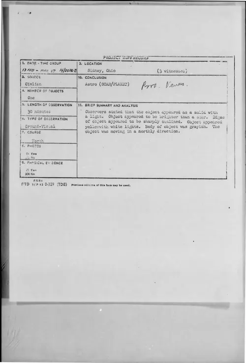 First page of 1967-02-9665777-Sidney-Ohio