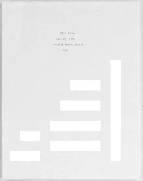 First page of 1966-06-6978535-WaikikiBeach-Hawaii-10696-