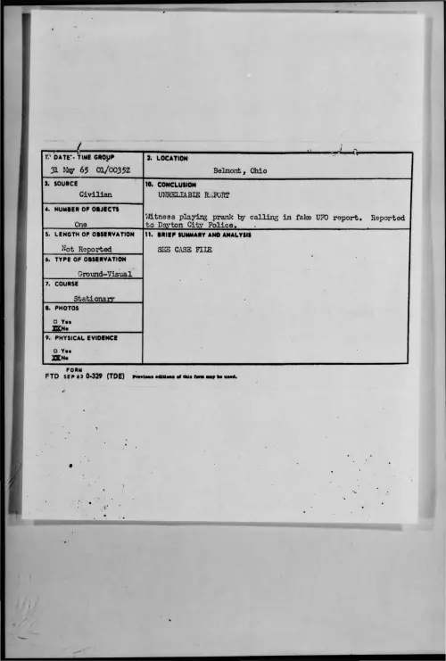 First page of 1965-05-9074292-Belmont-Ohio