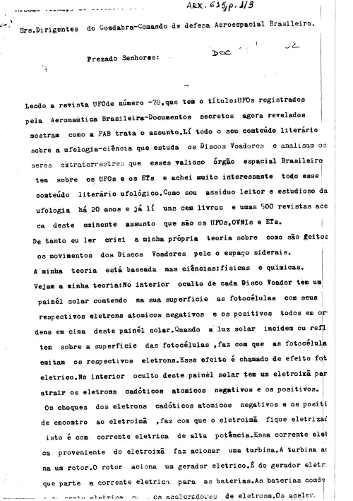 First page of BrazilianUFOFiles - BR_AN_BSB_ARX_615 BR_AN_BSB_ARX_615